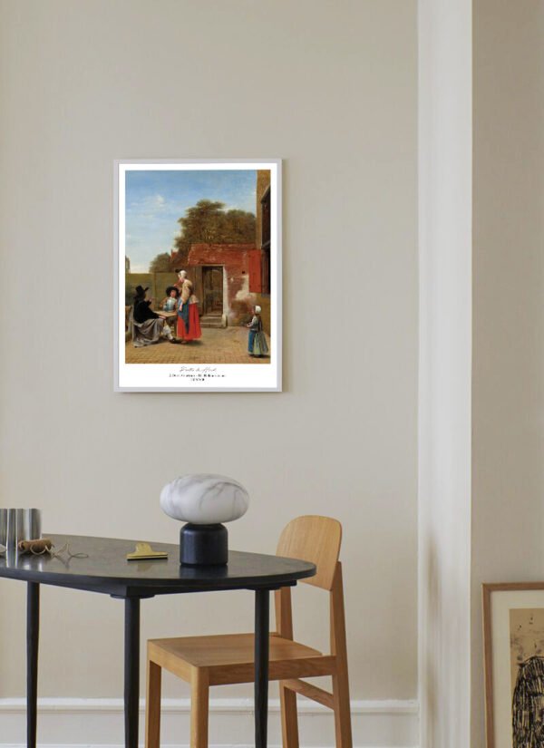 Bir Hollanda Avlusu - 1658 - Pieter de Hooch - Görsel 3
