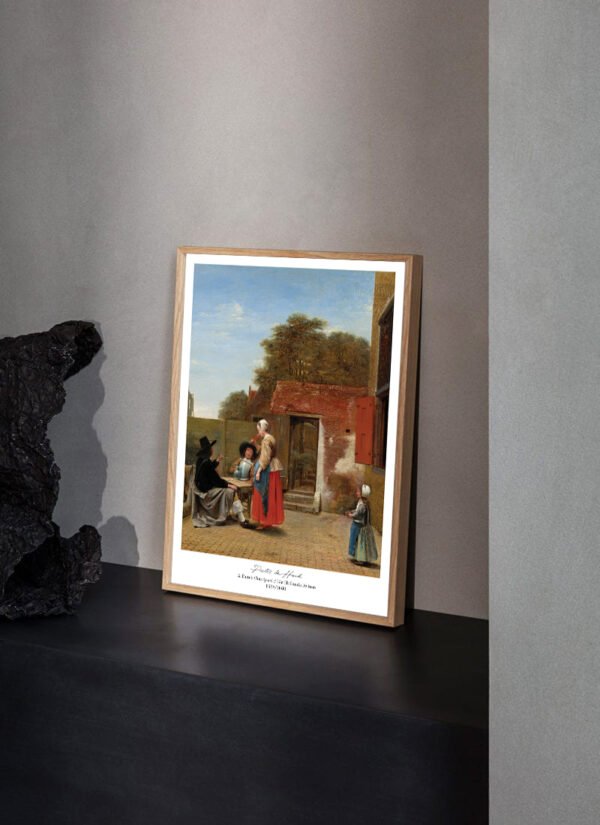 Bir Hollanda Avlusu - 1658 - Pieter de Hooch - Görsel 4