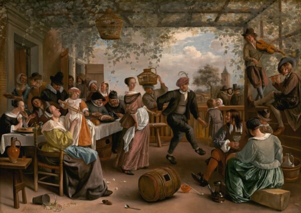 Dans Eden Çift - 1663 - Jan Steen