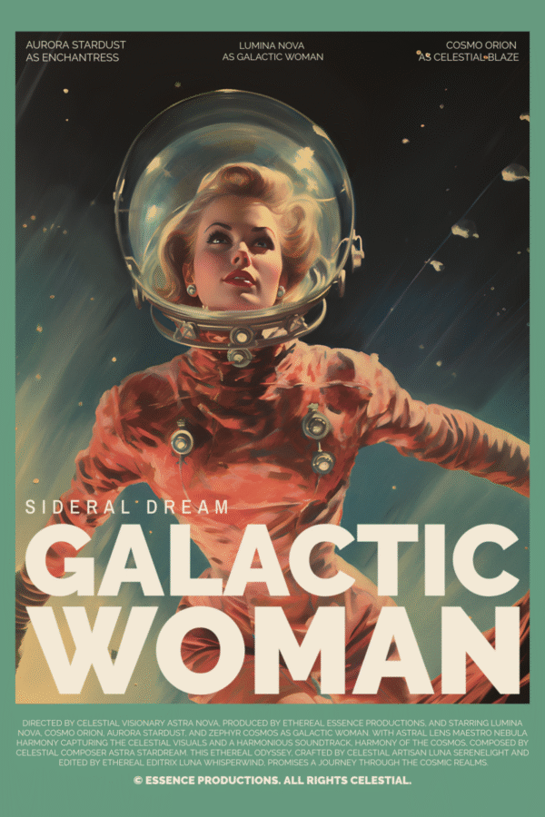 Retro Cinema - Galactic Woman